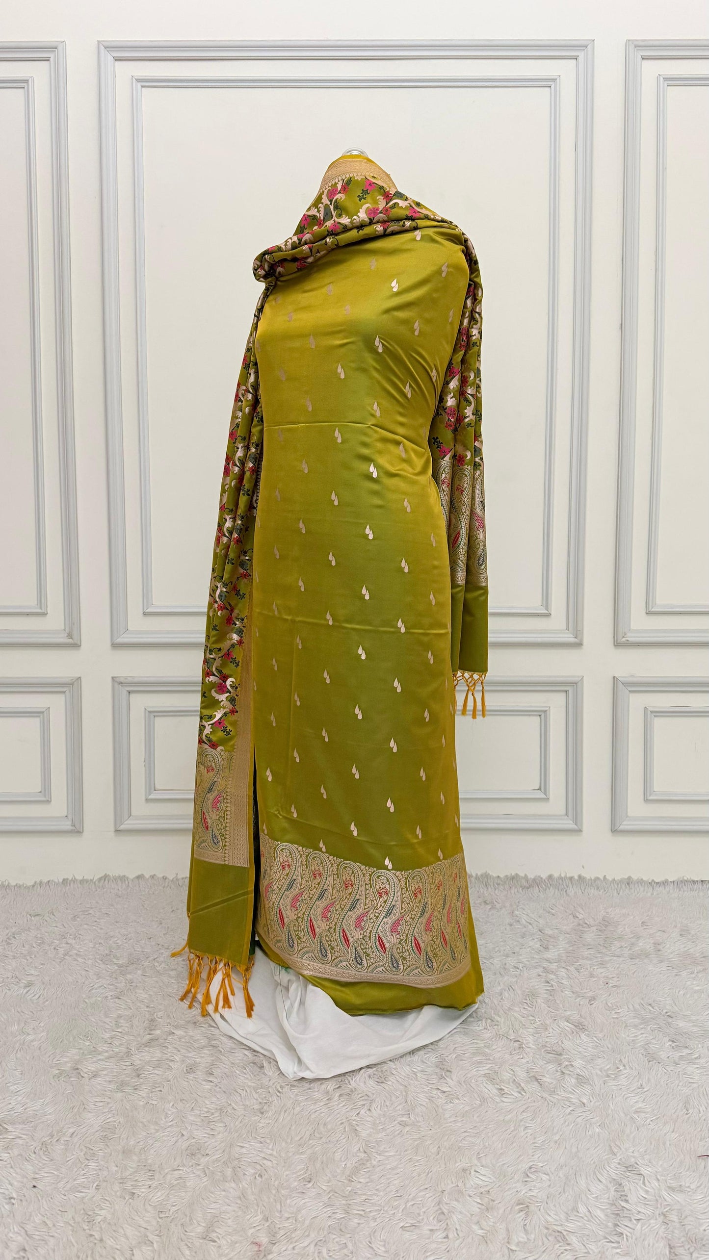 MEHENDI COLOR MEENEDAR 3 PIECE SUIT