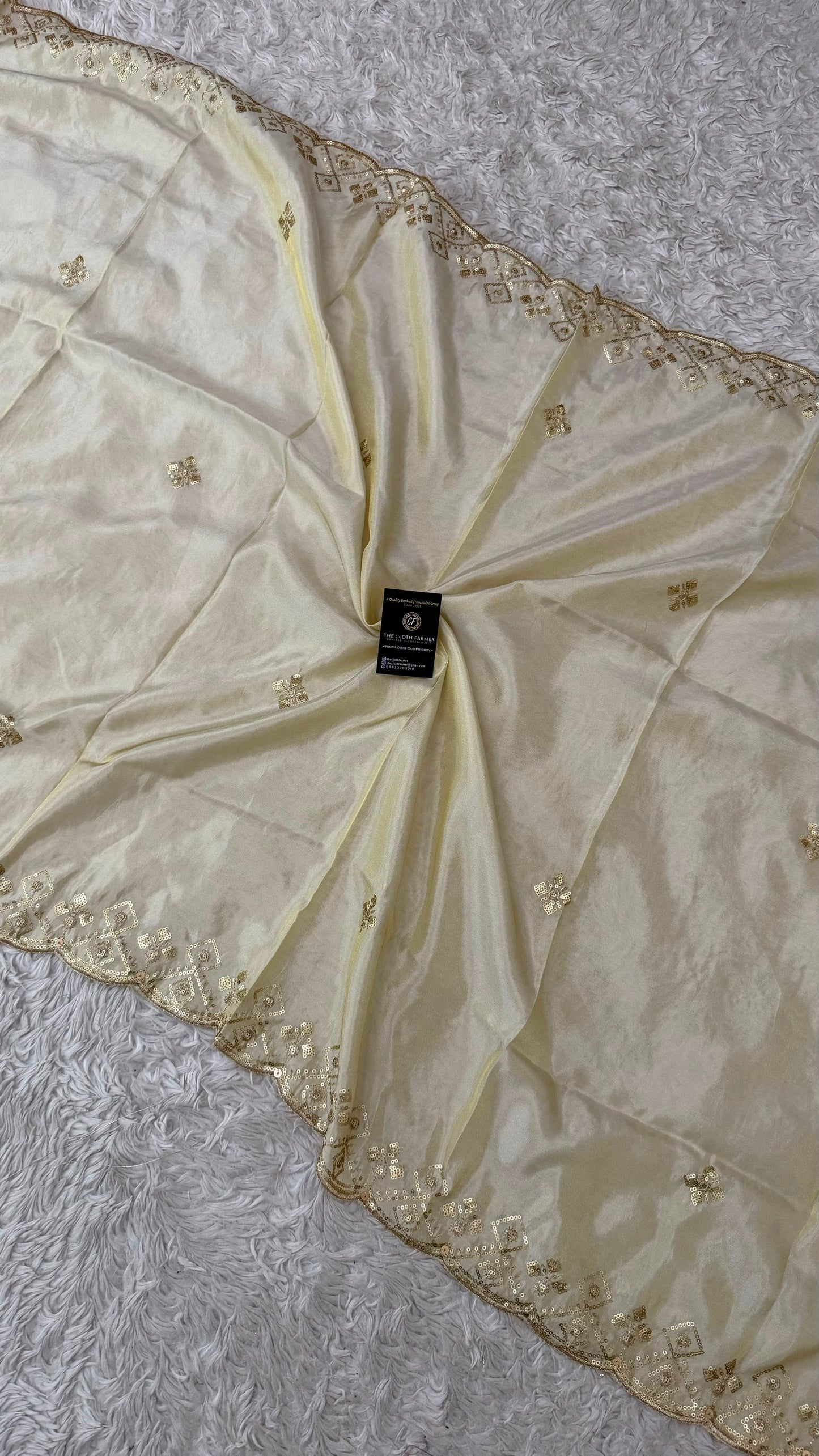 DYEABLE COSMO SILK DUPATTA