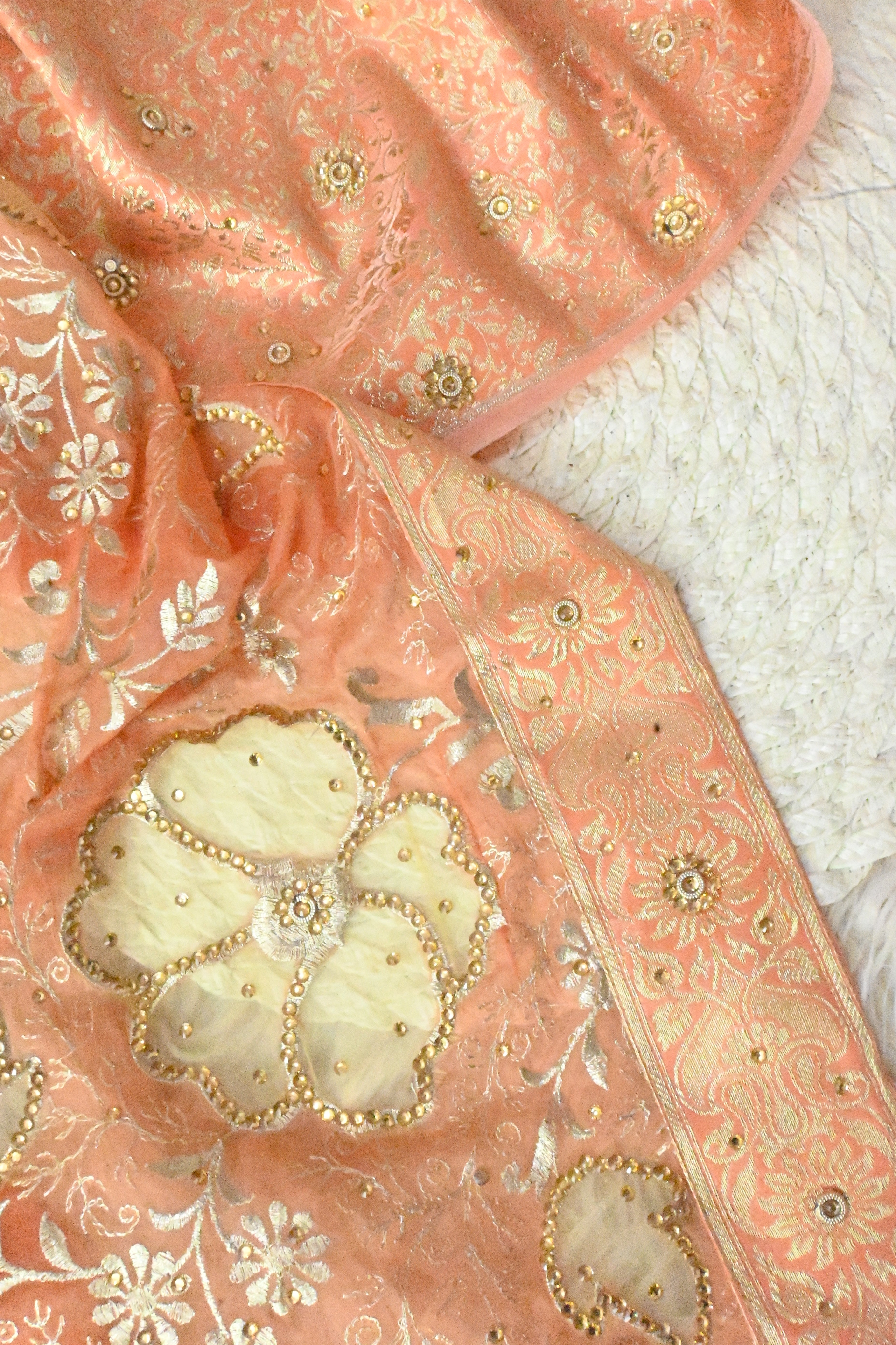 California Peach Kimkhab Gharara