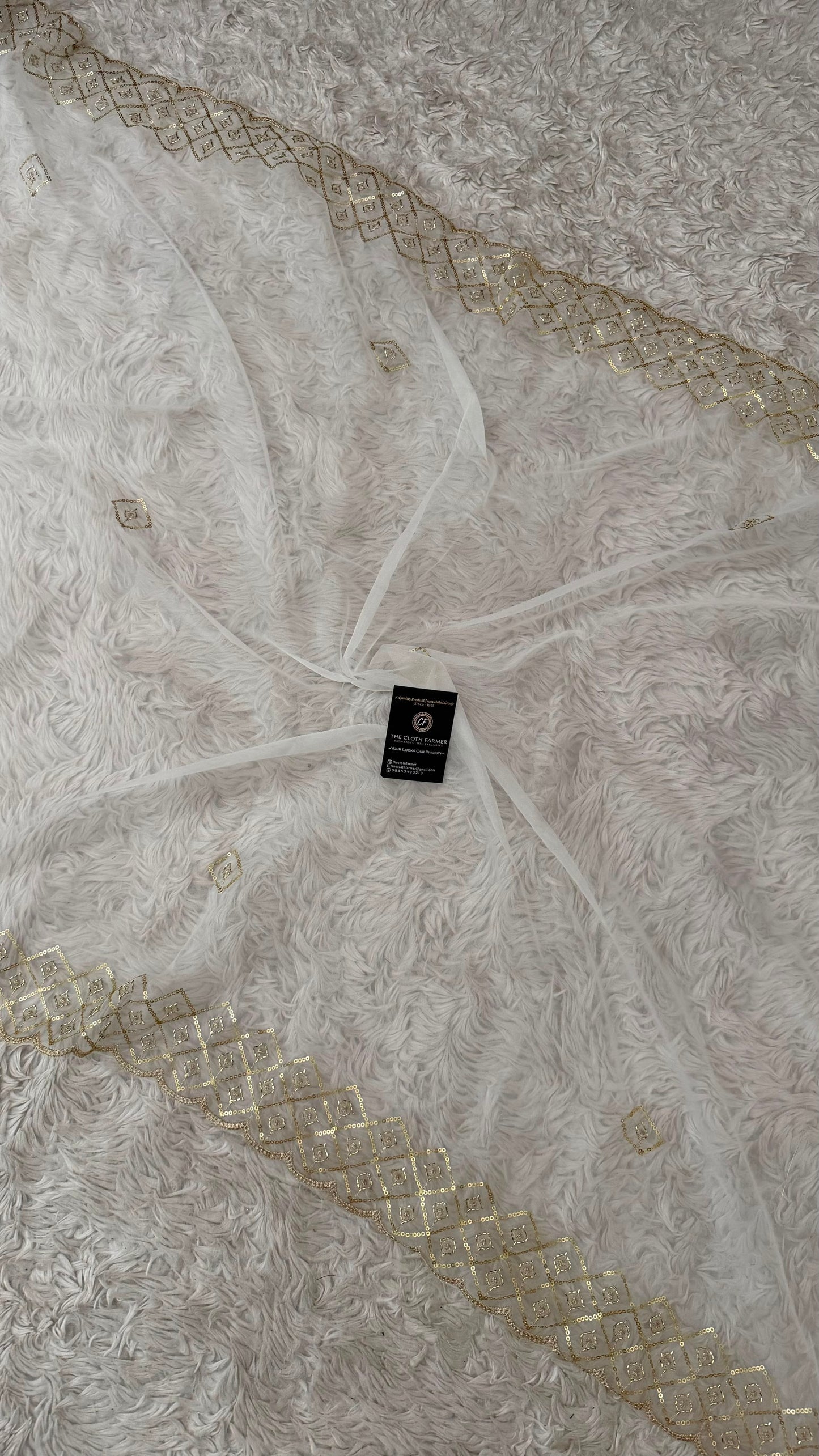 DYEABLE ORGANZA DUPATTA