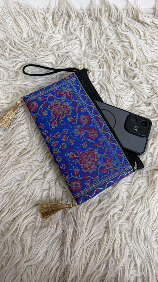 BANARASI BLUE COLOR WALLET