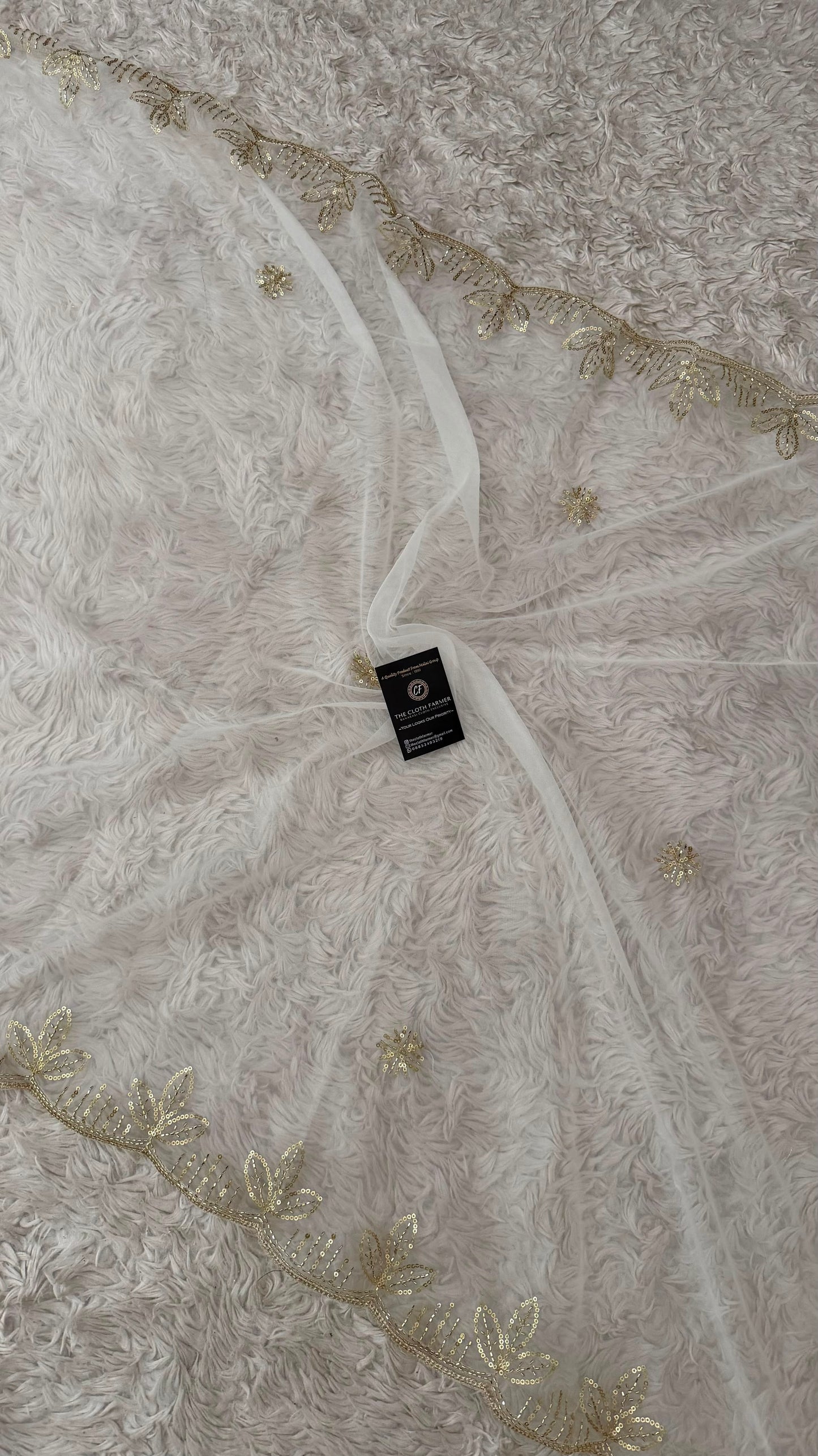 DYEABLE ORGANZA DUPATTA