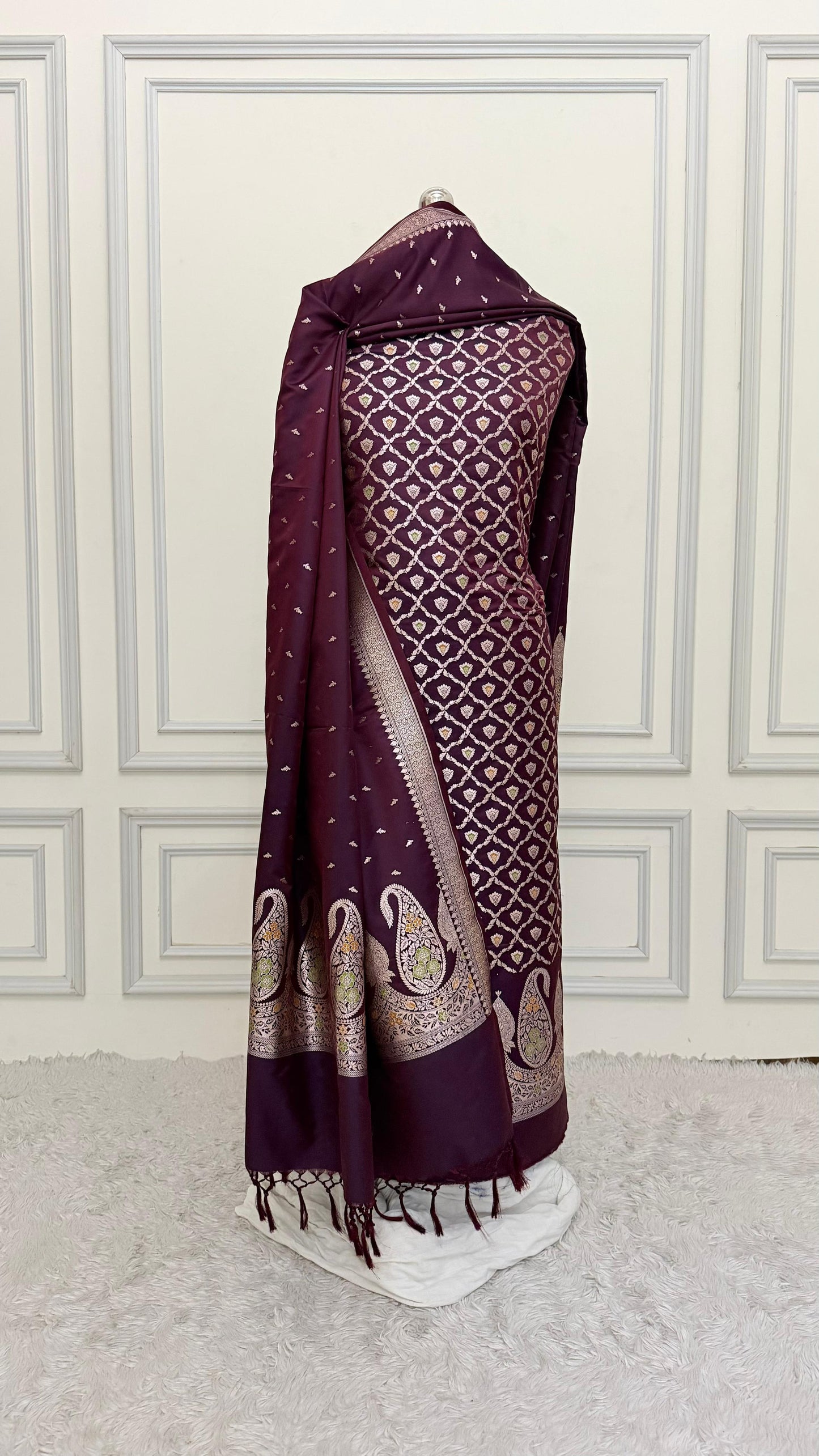 PASTLE WINE MEENEDAR 3 PIECE SUIT