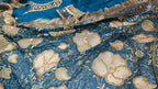 BLUE BANARASI KIMKHAB GHARARA WITH DESIGHNER DUPATTA