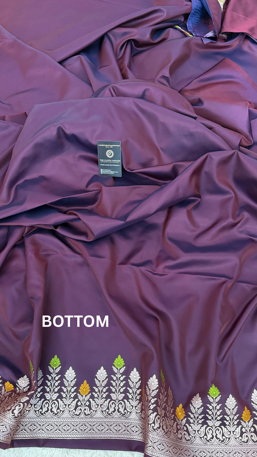 GARNIETTE COLOR MASHRU SILK 3 PIECE SUIT