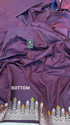 GARNIETTE COLOR MASHRU SILK 3 PIECE SUIT