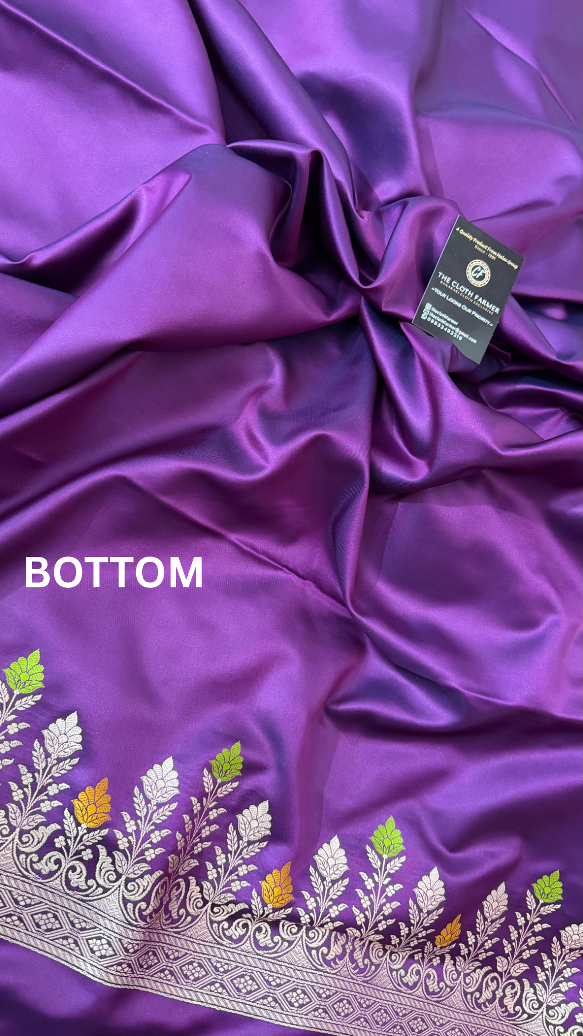 PURPLE COLOR MASHRU SILK 3 PIECE SUIT