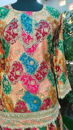 BANARASI CHTRAPATI GHARARA KATAN SILK BASED