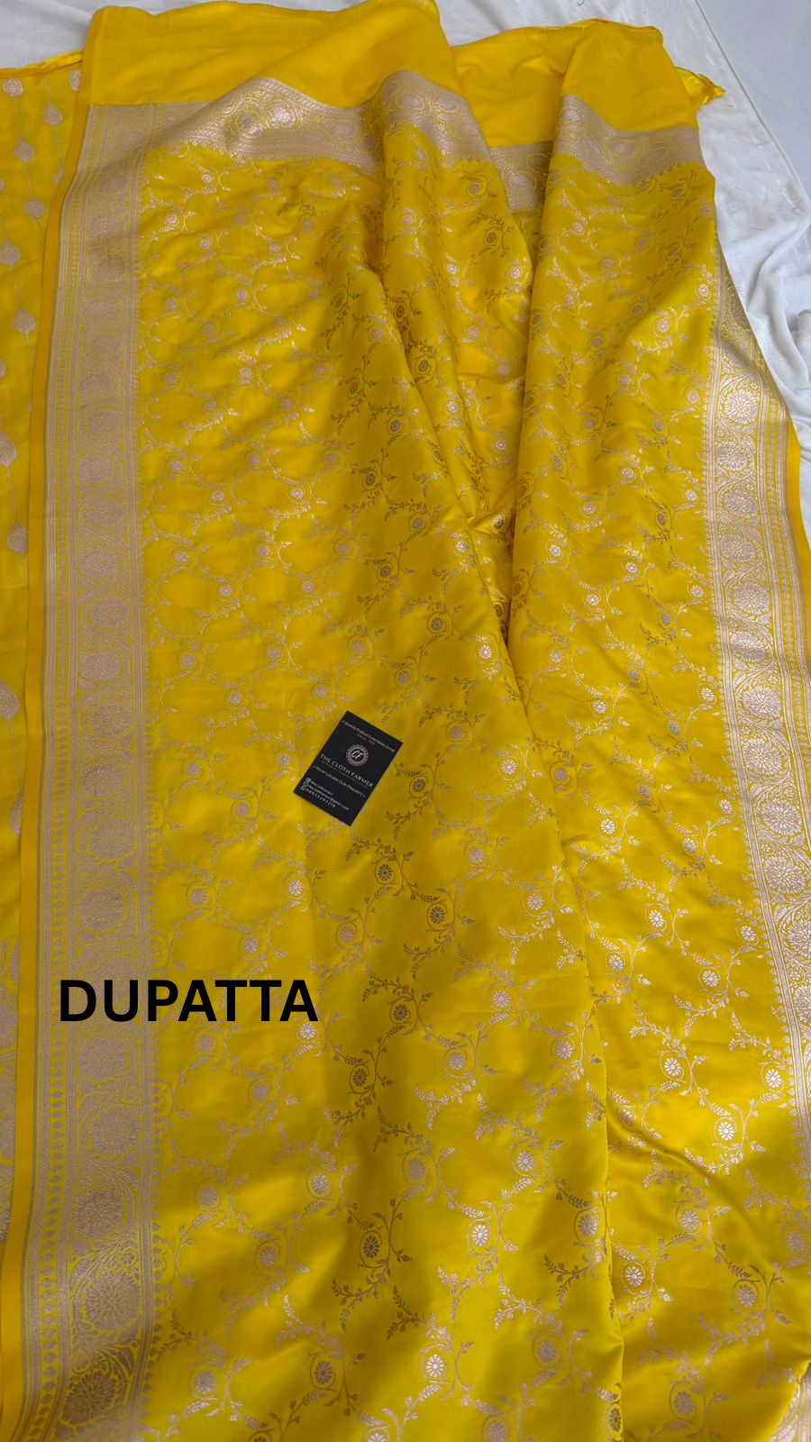 YELLOW COLOR MASHRU SILK 3 PIECE SUIT