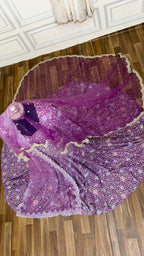 FISH CUT GOWN WITH VEIL