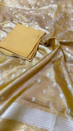 PASTLE GOLD TISSUE 3 PIECE SUIT