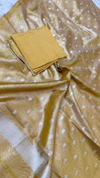 PASTLE GOLD TISSUE 3 PIECE SUIT