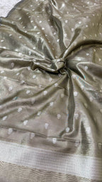 PASTLE GREY TISSUE 3 PIECE SUIT