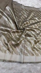 PASTLE GREY TISSUE 3 PIECE SUIT