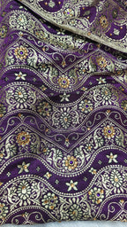 Uda Zig Zag 2 Mashru Silk Banarasi Gharara