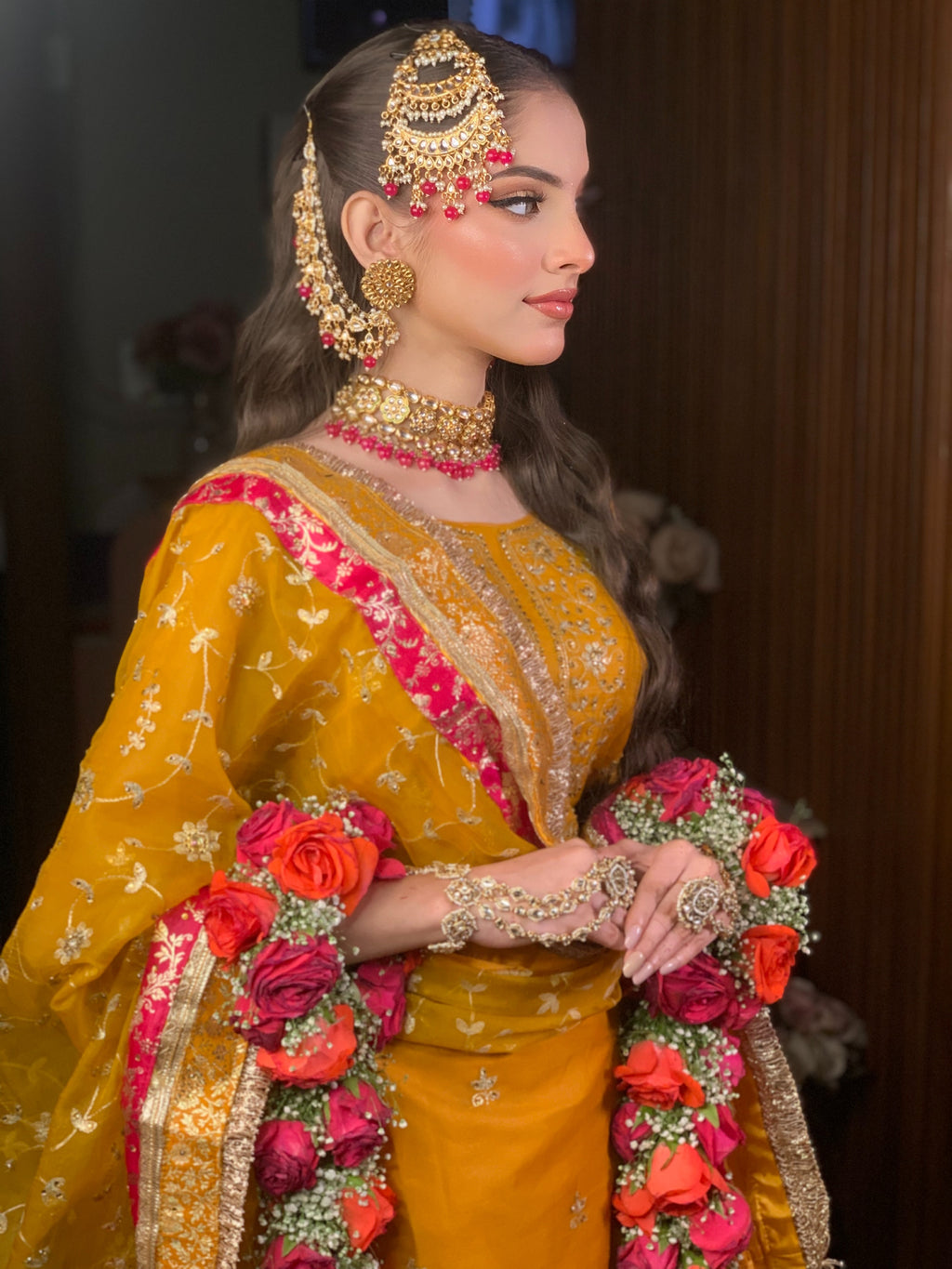 BRIDAL HALDI SPECIAL ORGANZA SILK SPECIAL GHARARA