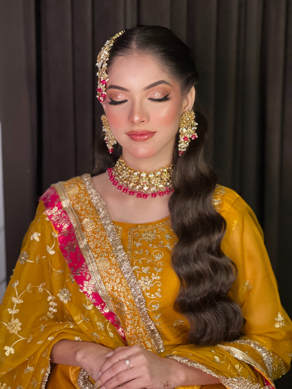 BRIDAL HALDI SPECIAL ORGANZA SILK SPECIAL GHARARA