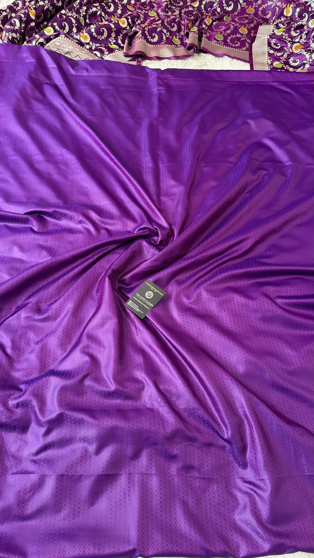 PURPLE COLOR MASHRU SILK 3 PIECE SUIT