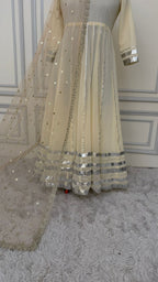 GEORGETTE FABRIC BASED GOTA PATTI ANARKALI