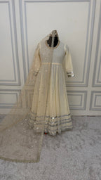 GEORGETTE FABRIC BASED GOTA PATTI ANARKALI