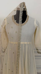GEORGETTE FABRIC BASED GOTA PATTI ANARKALI