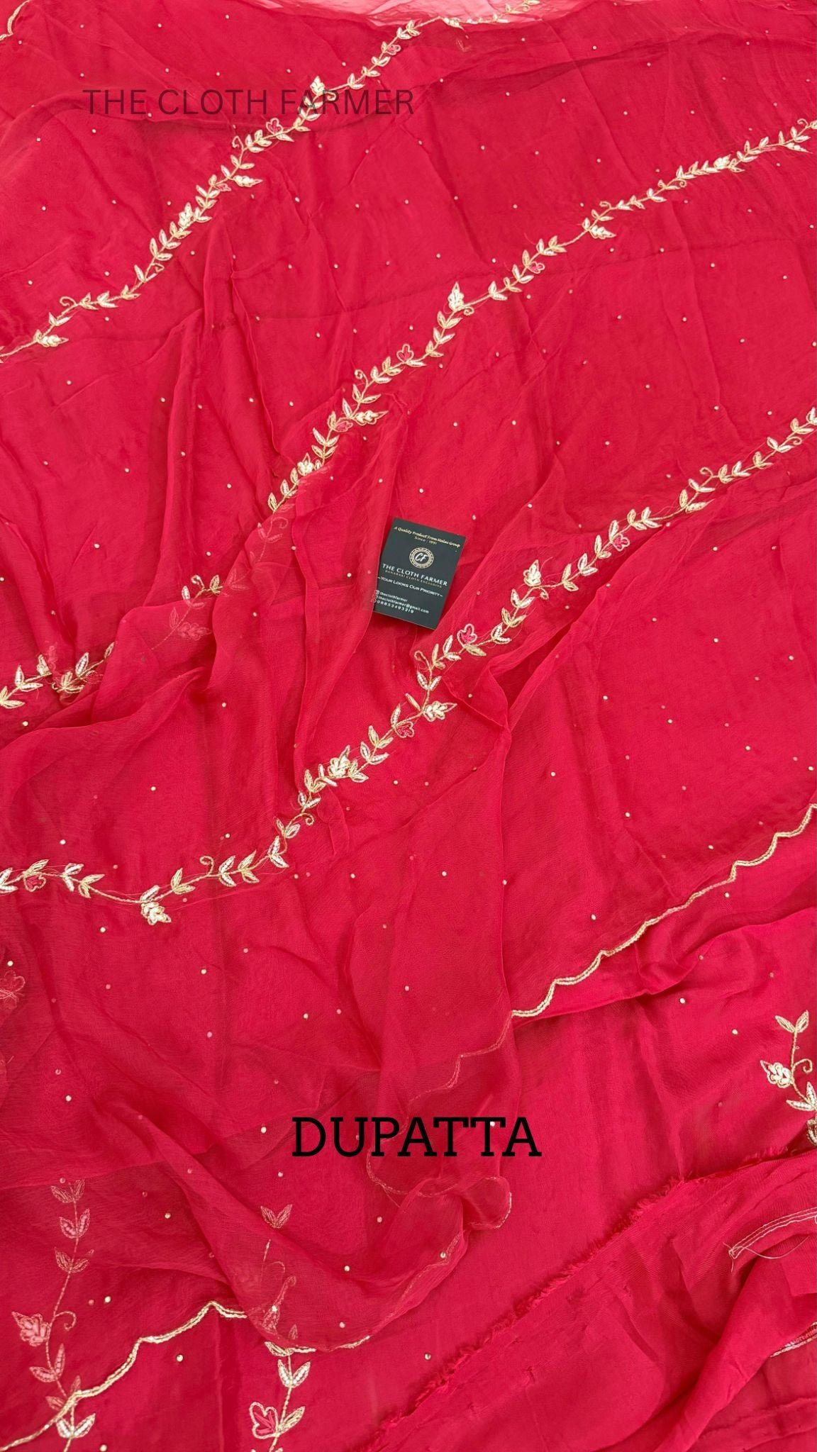 SILKY ORGANZA SILK VERTICAL DESIGHN 3 PIECE SUIT