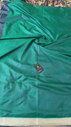 GREENISH PURPLE MASHRU SILK 3 PIECE SUIT