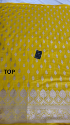 YELLOW COLOR MASHRU SILK 3 PIECE SUIT