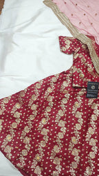 MAROON KIDS LEHENGA