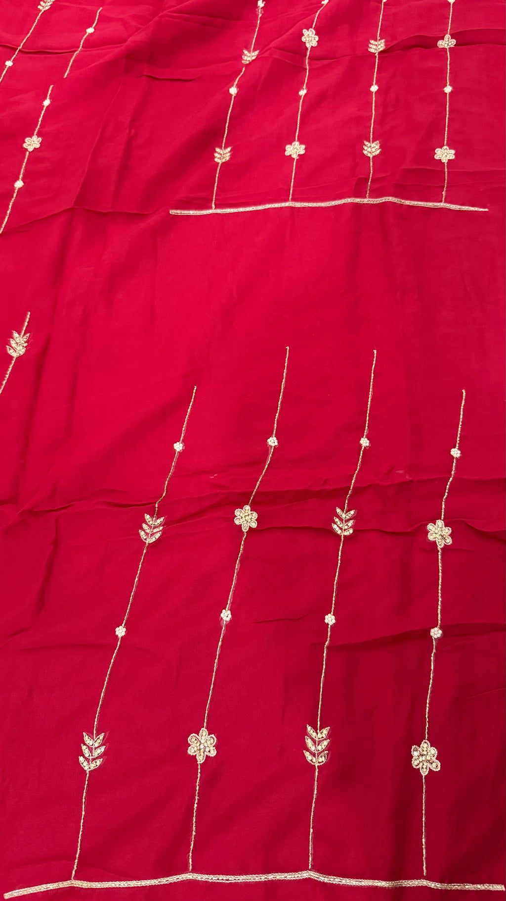 RICH ZARKAN WORK SILKY ORGANZA SILK 3 PIECE SUIT