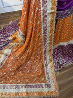 MUSTARD PURPLE FARSHI LEHENGA