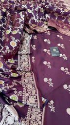 GARNIETTE COLOR MASHRU SILK 3 PIECE SUIT