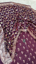 GARNIETTE COLOR MASHRU SILK 3 PIECE SUIT