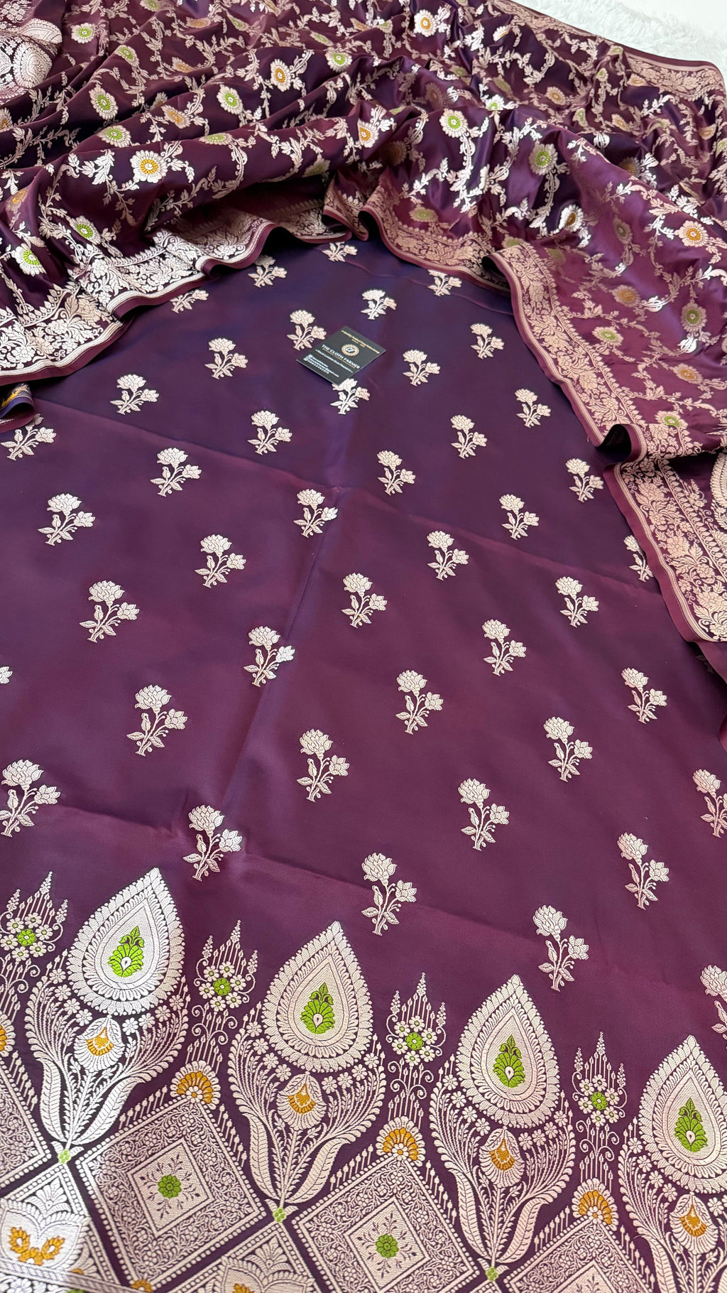 GARNIETTE COLOR MASHRU SILK 3 PIECE SUIT