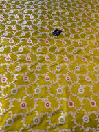 PARROT COLOR MASHRU SILK 3 PIECE SUIT