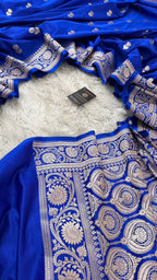 FLORAL MOTIF MASHRU SILK SAREE