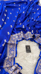 FLORAL MOTIF MASHRU SILK SAREE