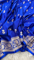 FLORAL MOTIF MASHRU SILK SAREE
