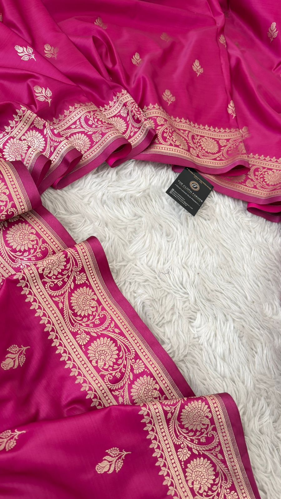 RANI PINK MASHRU SILK SAREE