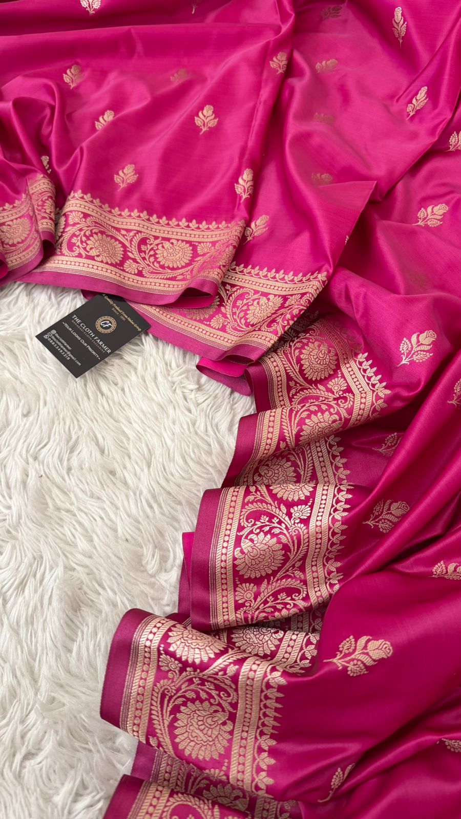 RANI PINK MASHRU SILK SAREE