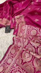 RANI PINK MASHRU SILK SAREE