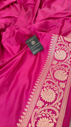 RANI PINK MASHRU SILK SAREE