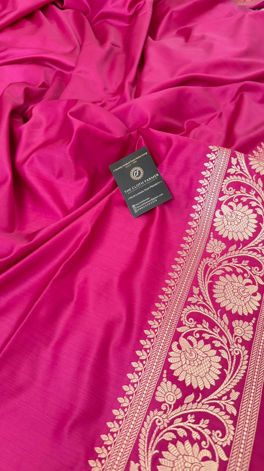 RANI PINK MASHRU SILK SAREE