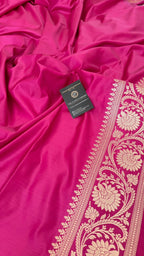 RANI PINK MASHRU SILK SAREE