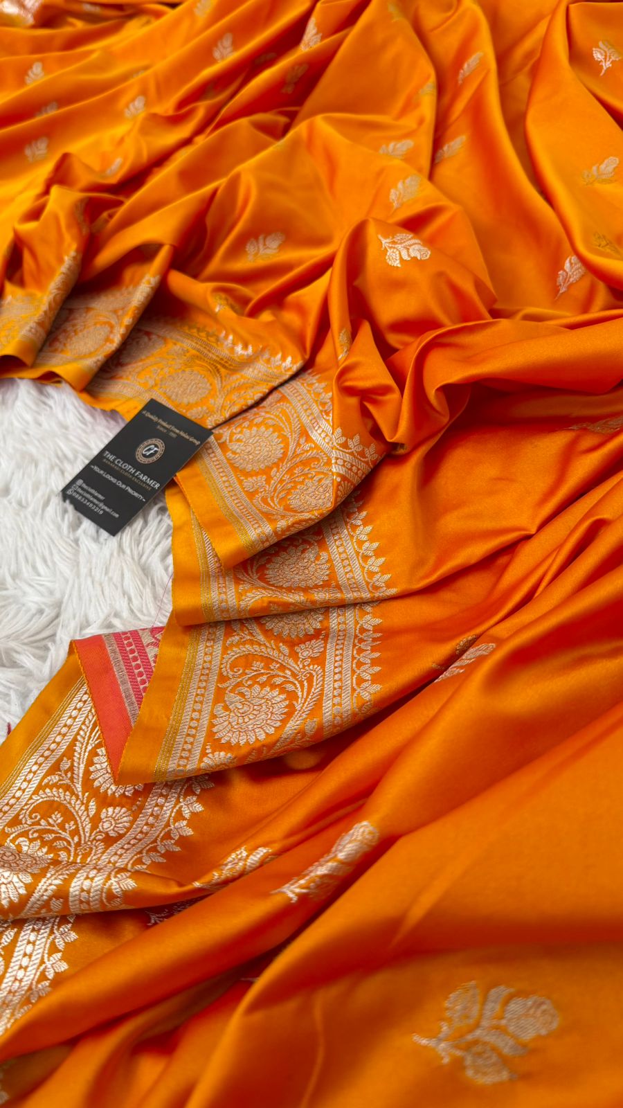 MUSTARD COLOR MASHRU SILK SAREE