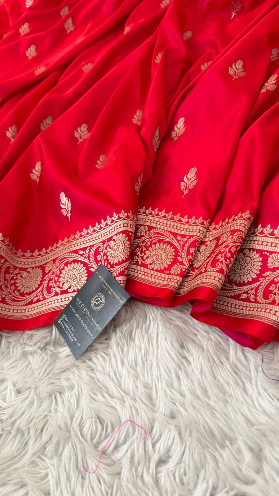 RED COLOR MASHRU SILK SAREE