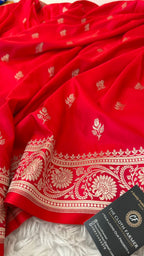 RED COLOR MASHRU SILK SAREE