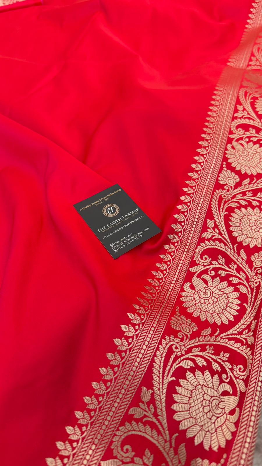 RED COLOR MASHRU SILK SAREE