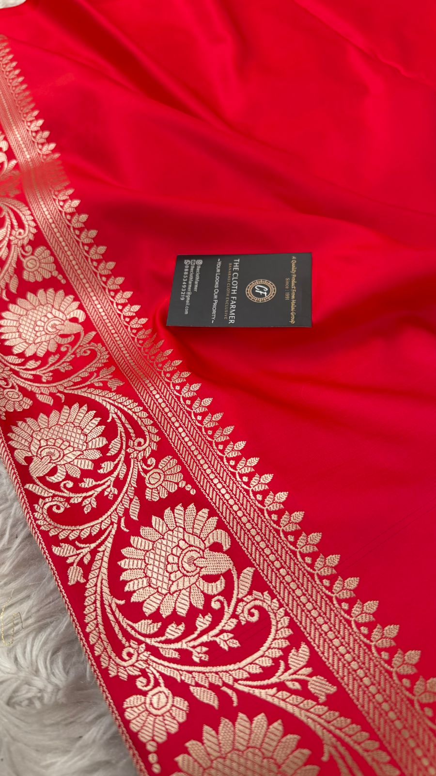 RED COLOR MASHRU SILK SAREE