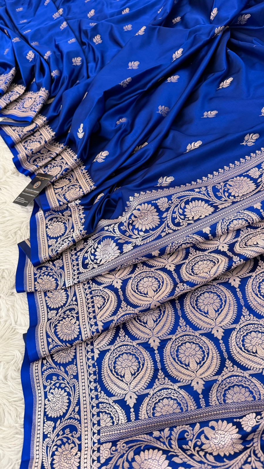 ROYAL BLUE COLOR MASHRU SILK SAREE